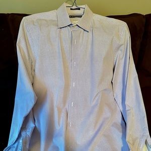 Men’s Express Modern Fit Long Sleeve Shirt Size Large